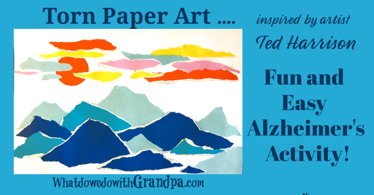Torn Paper Art inspired by Ted Harrison